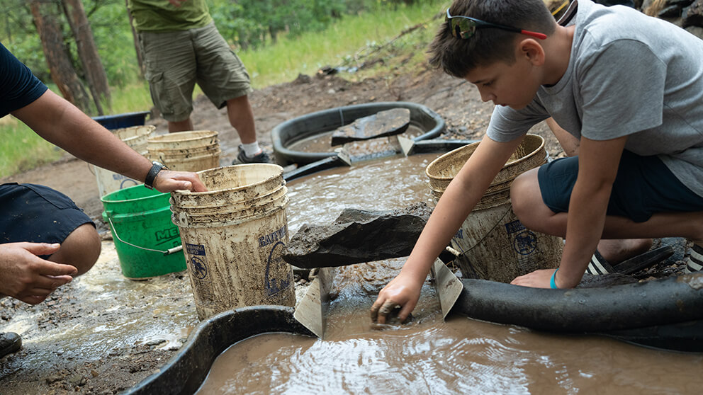 Gold panning opportunities. 